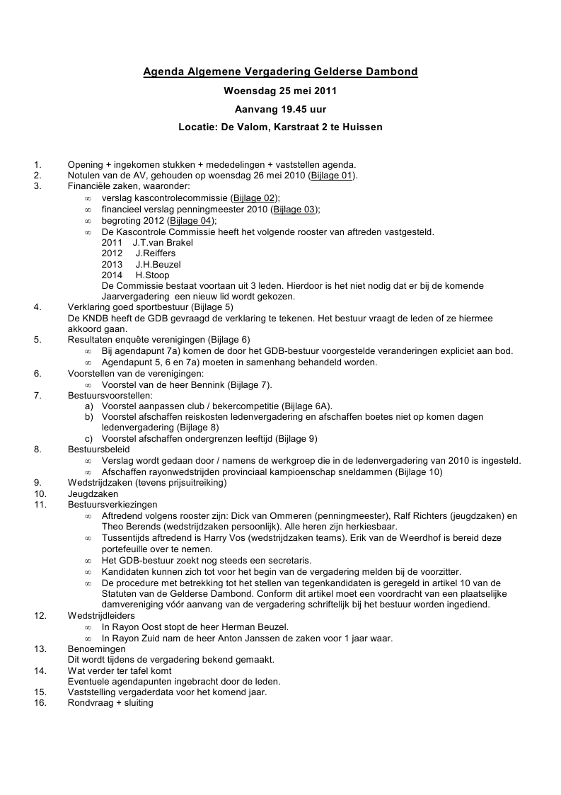 2_Agenda Voorjaarsvergadering 2011.pdf (pagina 1)